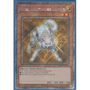 RA02-EN003P Ryko, Lightsworn Hunter – Platinum Secret Rare